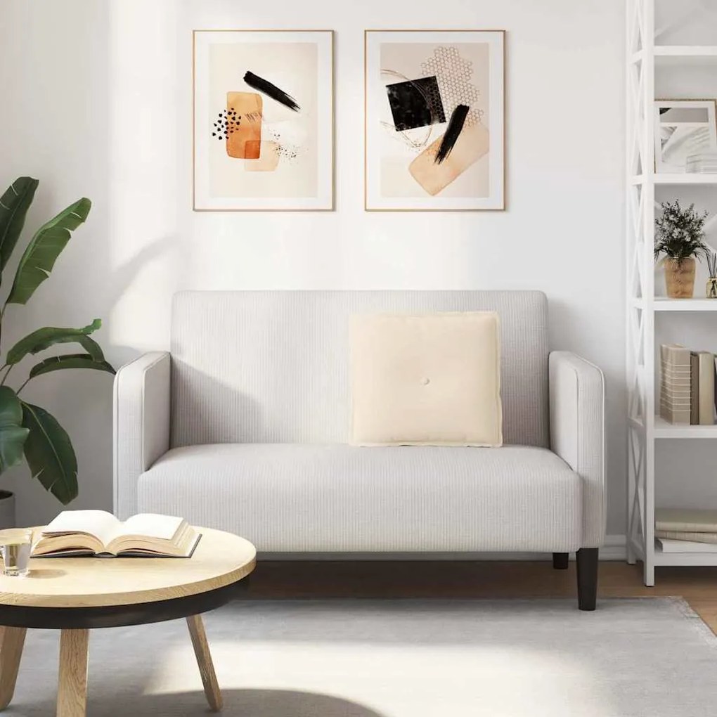 vidaXL Μαξιλάρι Πλάτης Μπεζ 50 x 45 εκ. Ύφασμα Μικροΐνας