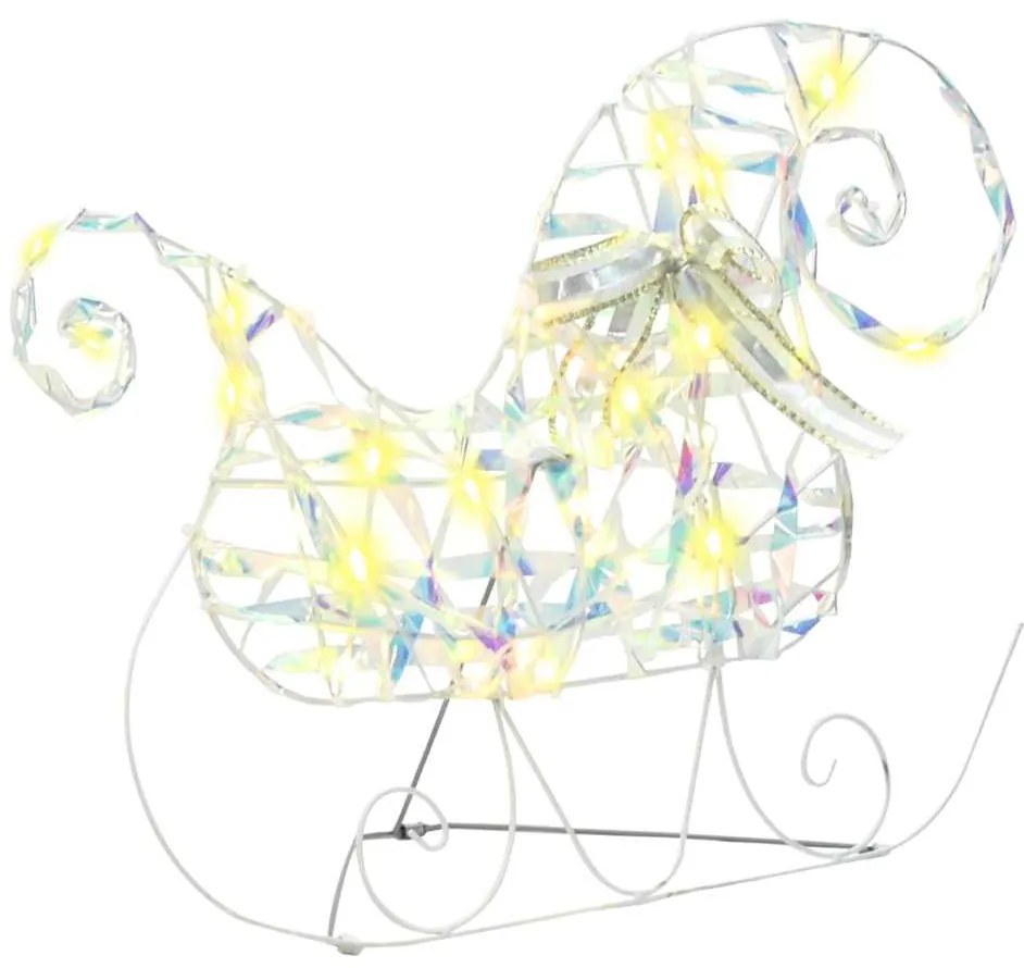 vidaXL LED Ελάφια με 60 LED 3 pcs Θερμό λευκό PET