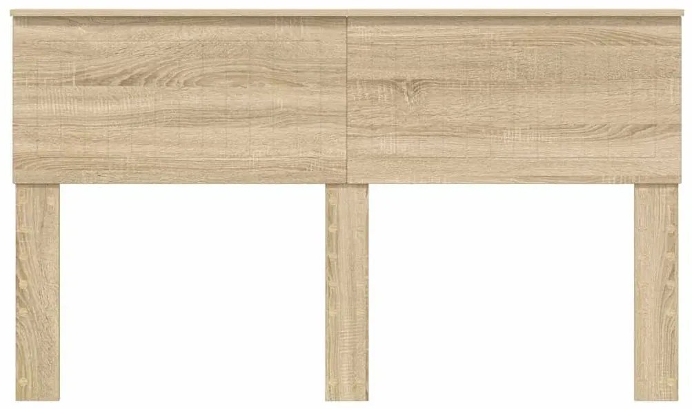 vidaXL Κεφαλάρι με κεφαλάρι Δρύς Sonoma 150 cm Επεξεργασμένο ξύλο
