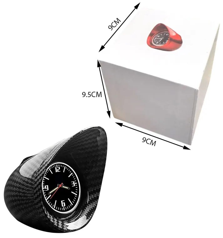 Αναλογικό Ρολόι Αυτοκινήτου 6cm - Analog Car Clock