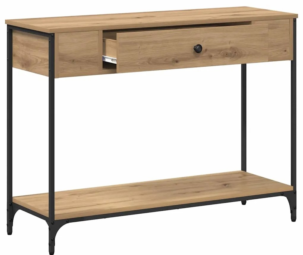 vidaXL Τραπέζι κονσόλας Other artisan δρυς 100 x 34.5 x 75 εκ.
