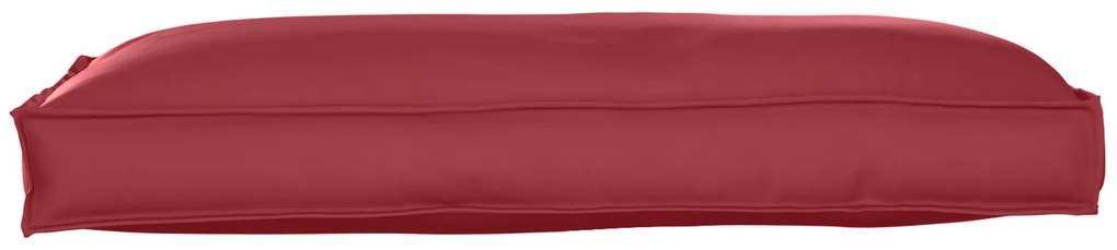 vidaXL Μαξιλάρι Πάγκου/Πλάτης Μπορντό 120 x 60 x 12 εκ. Υφάσμα Οξφόρδης