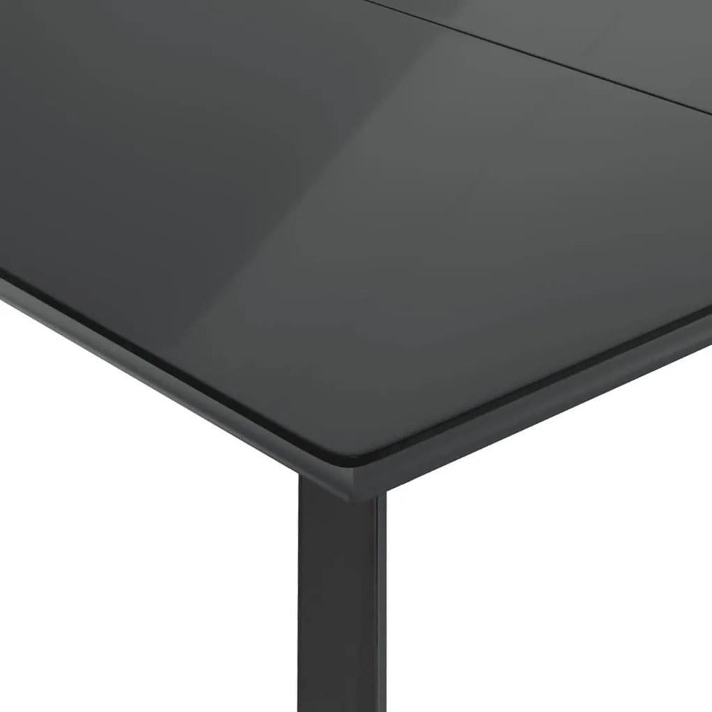 vidaXL Σετ Τραπεζαρίας Κήπου 9 τεμ. Γκρι Συνθ. Ρατάν με Μαξιλάρια