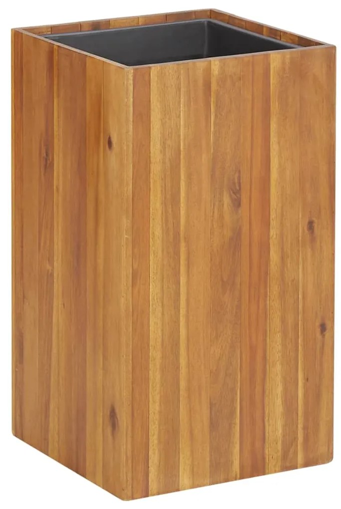 vidaXL Ζαρντινιέρα Υπερυψωμένη 33,5 x 33,5 x 60 εκ. Μασίφ Ξύλο Ακακίας
