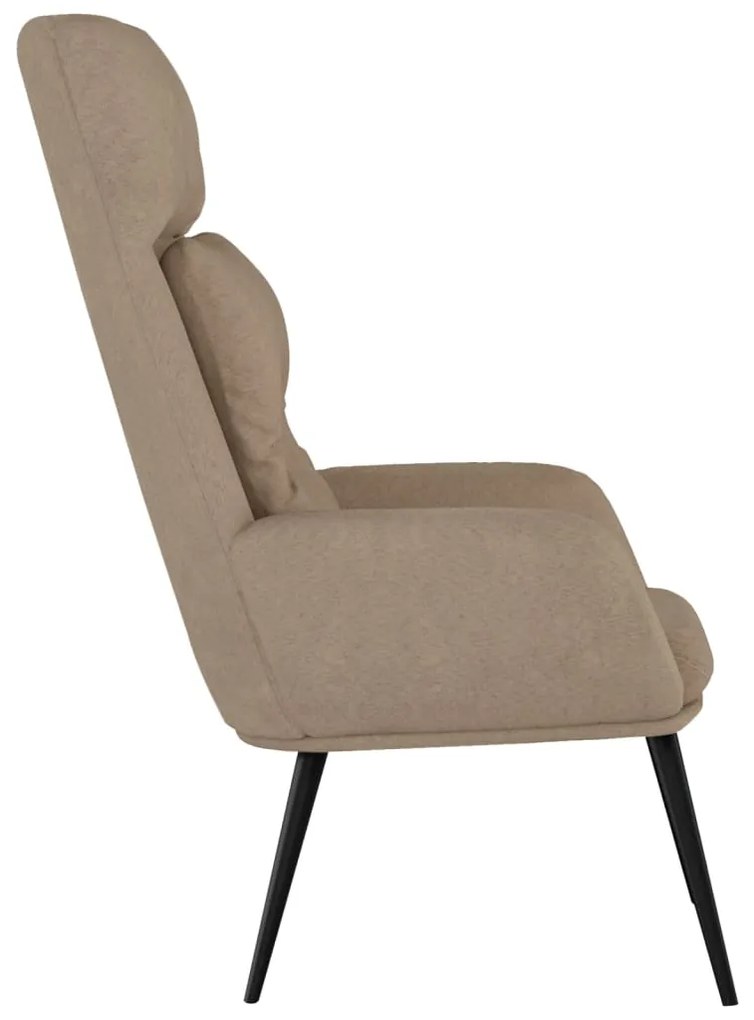 vidaXL Πολυθρόνα Relax Taupe από Συνθετικό Καστόρι