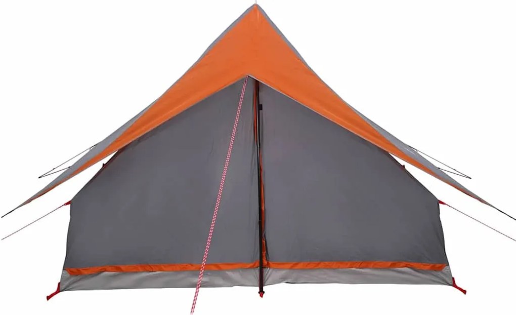 vidaXL Σκηνές Γκρι και πορτοκαλί 256 x 266 x 185 εκ Πολυεστέρας