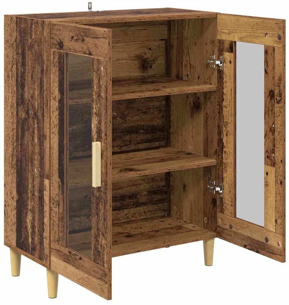 vidaXL Πλαϊνό γραφείο Παλιό Ξύλο 69,5 x 34 x 90 εκ. Επεξεργασμένο ξύλο