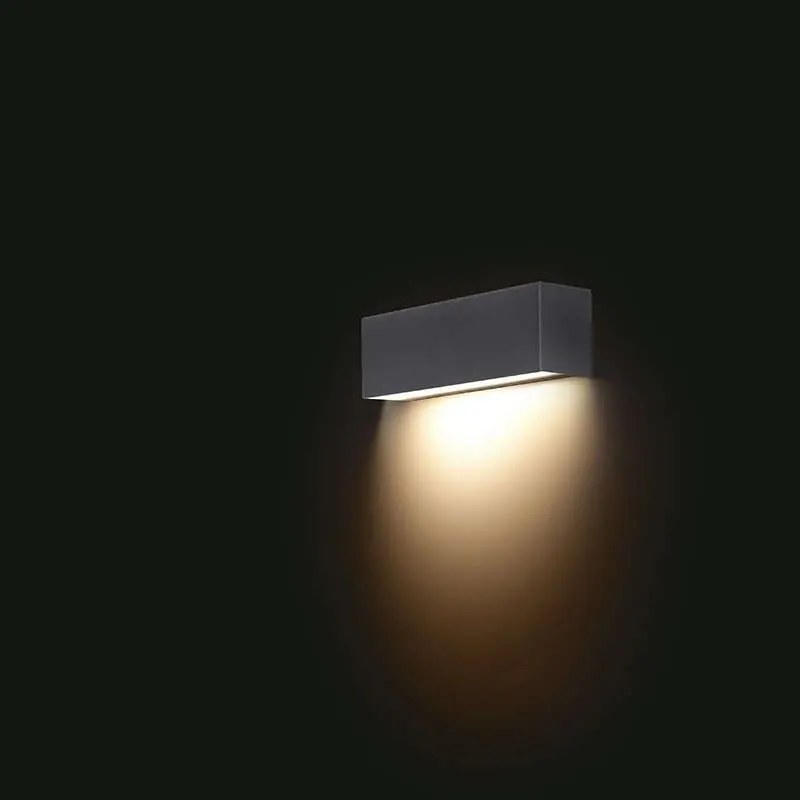 Φωτιστικό Τοίχου Straight Wall Xs 6350 Graphite Nowodvorski Metal