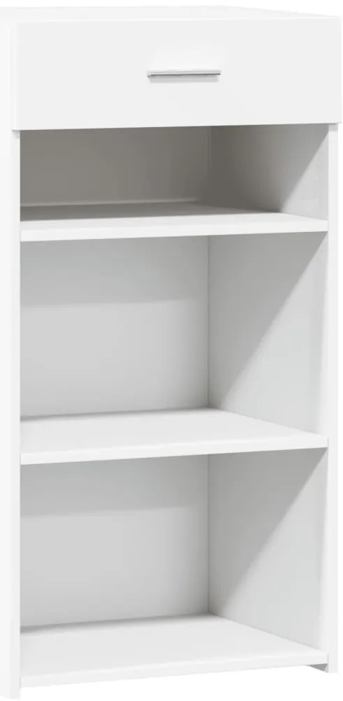 vidaXL Συρταριέρα Λευκή 50x42,5x93 εκ. από Επεξεργασμένο Ξύλο
