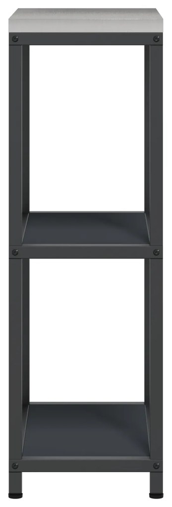vidaXL Ράφι Αποθήκευσης Κουζίνας Ανθρακί 60 x 50 x 92 εκ. Ατσάλι