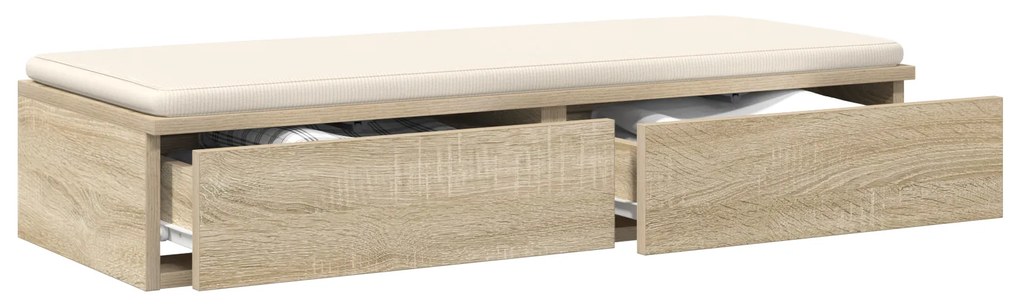 vidaXL Συρτάρια Κρεβατιού Σονομά 75x36,5x16,5 εκ Επεξεργασμένο Ξύλο