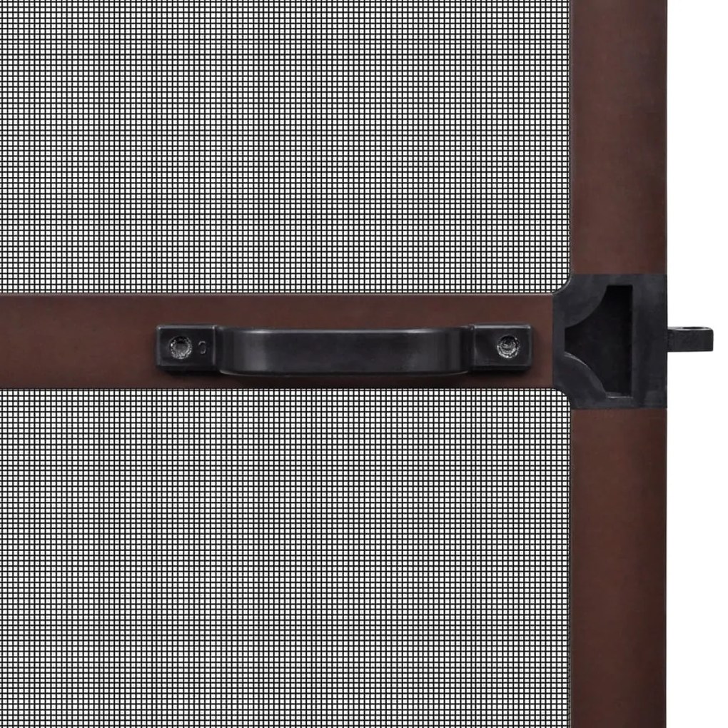 Σήτα Πόρτας με Μεντεσέδες Καφέ 120 x 240 εκ. - Καφέ
