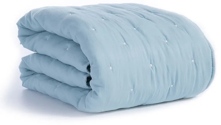 Βρεφικό Κουβερλί Shy Aqua 110x150 - Nef-Nef Homeware