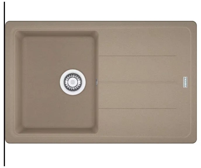 Franke Smartline Basis BFG 611-78 Oyster Γρανιτένιος Νεροχύτης 45 cm