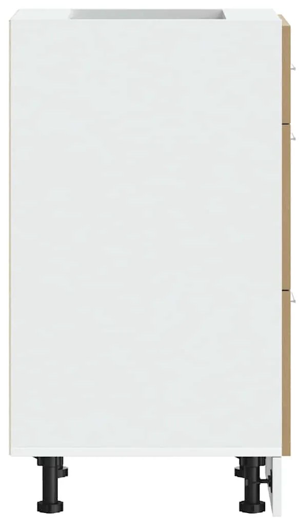 vidaXL Κάτω ντουλάπι Lyon Artisan Oak 40x46x81,5 cm