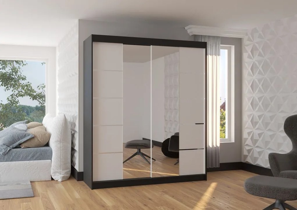 Ντουλάπα Scott 180 συρόμενη-Mauro-Leuko