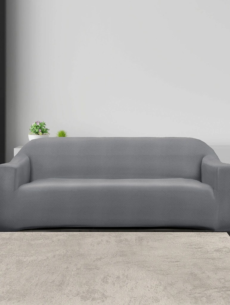 Ελαστικά καλύμματα καναπέ EARTHLINE GREY Ελαστικό κάλυμμα πολυθρόνας