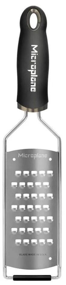 Τρίφτης Gourmet Extra Coarse 45008E 31,2cm Inox-Black Microplane Stainless Steel