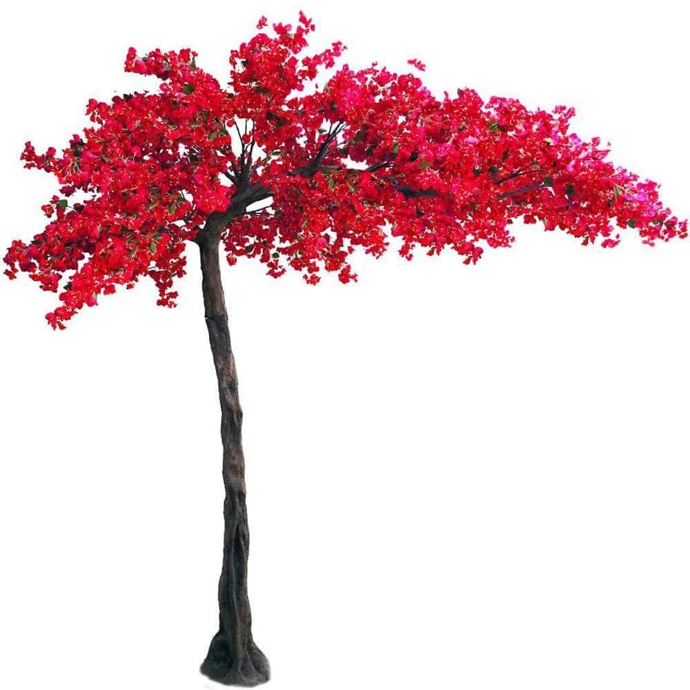 Τεχνητό Δέντρο Βουκαμβίλια 8480-6 350x320cm Red Supergreens Υαλοβάμβακας