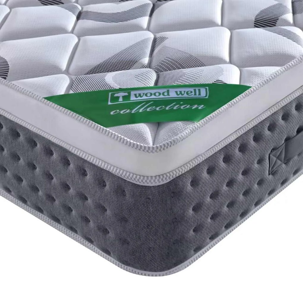 ΣΤΡΩΜΑ Pocket Spring + Ανώστρωμα Μονής Όψης (Roll Pack) 90x200x31cm