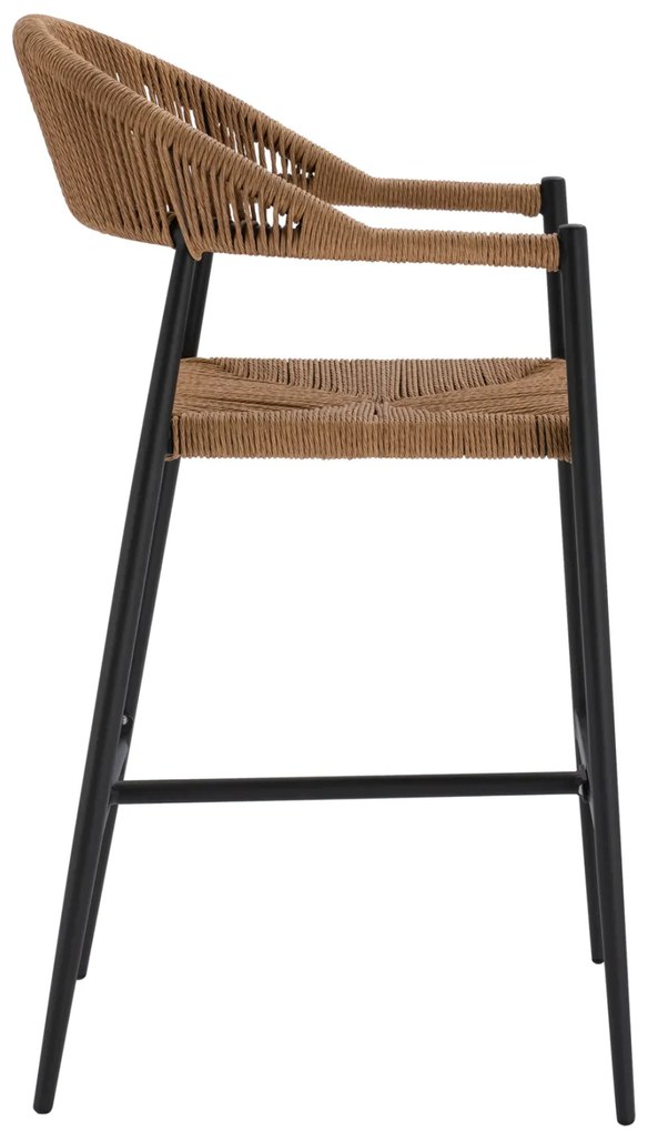 ΣΚΑΜΠΟ BAR ΑΛΟΥΜΙΝΙΟΥ GREGG HM5788.12 ΑΝΘΡΑΚΙ-ΜΠΕΖ ΤΗΣ ΑΜΜΟΥ ΣΥΝΘ.RATTAN 54x57x106Υεκ (1 Τεμμάχια)