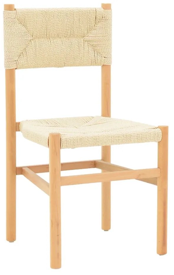 Καρέκλα Oarvine 263-000042 46x52x88cm Natural