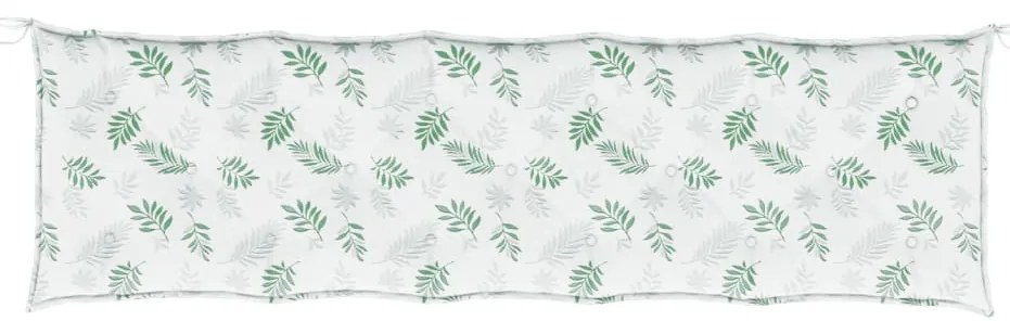 vidaXL Μαξιλάρι Πάγκου Κήπου Σχέδιο Φύλλων 180x50x7 εκ. Ύφασμα Oxford