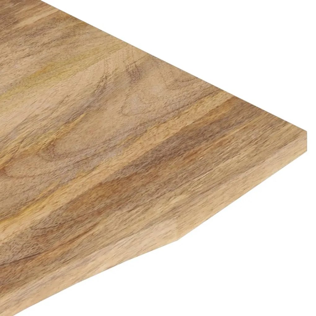 vidaXL Επιφάνεια Γραφείου Καμπύλη 110x80x2,5 εκ Μασίφ Ακατ. Μάνγκο