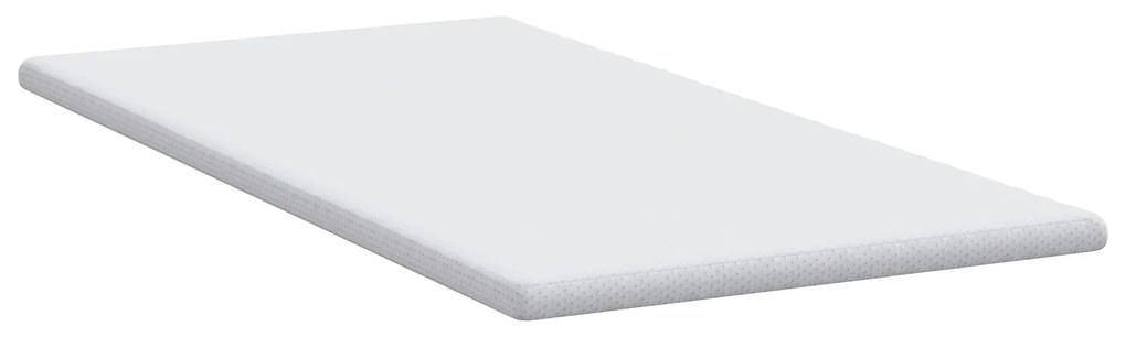vidaXL Στρώματα Λευκό 90 x 200 cm 100% ύφασμα πολυεστέρα με τζακάρ