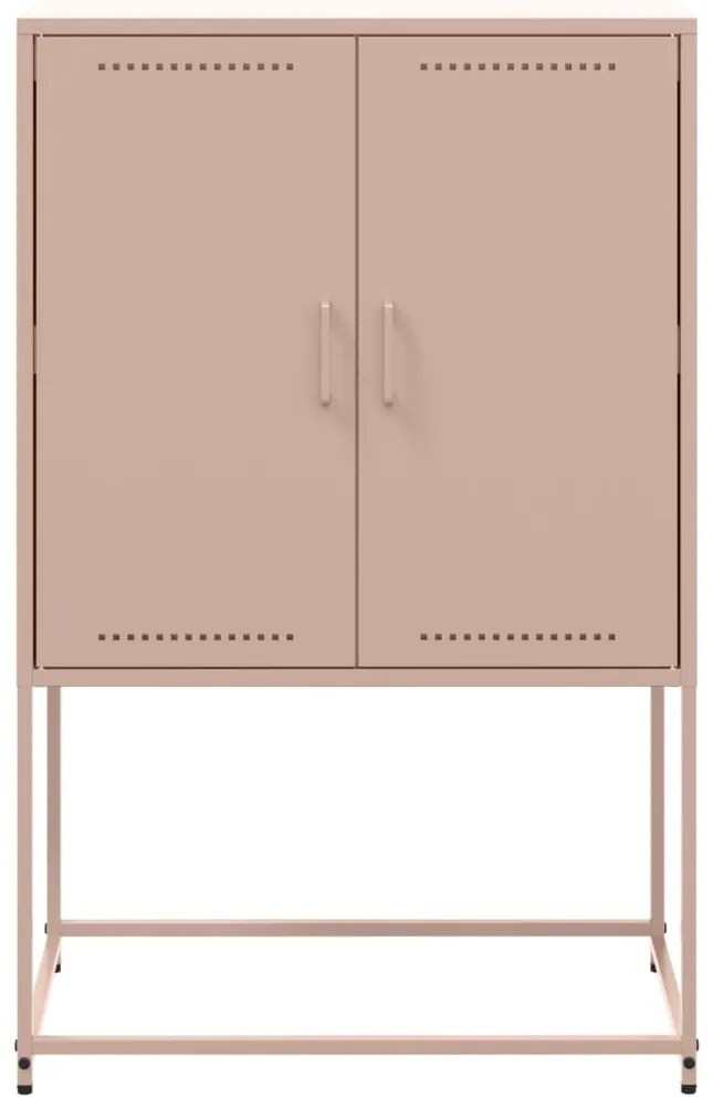 vidaXL Ντουλάπι Ροζ 68,5x38,5x107 εκ. από Ατσάλι