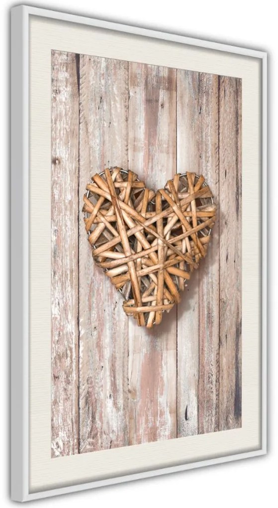 Αφίσα - Wicker Love - 20x30 - Μαύρο - Χωρίς πασπαρτού