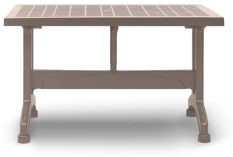 Τραπέζι πολυπροπυλενίου Callan Megapap χρώμα cappuccino 120x70x73εκ. - Πολυπροπυλένιο - GP046-0002,2