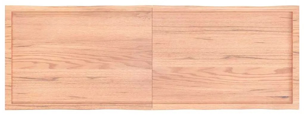 vidaXL Επιφ Τραπεζιού Αν Καφέ 180x60x(2-4)εκ.Ακατέργ. Μασίφ Ξύλο Δρυός