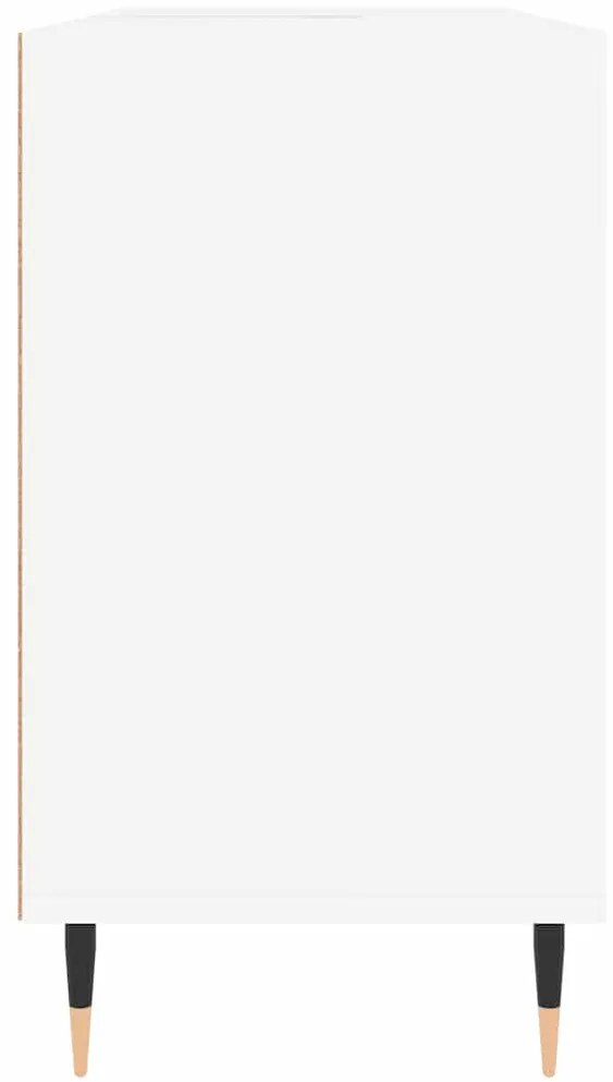 vidaXL Ντουλάπι Μπάνιου Λευκό 80 x 33 x 60 εκ. Επεξεργασμένο Ξύλο