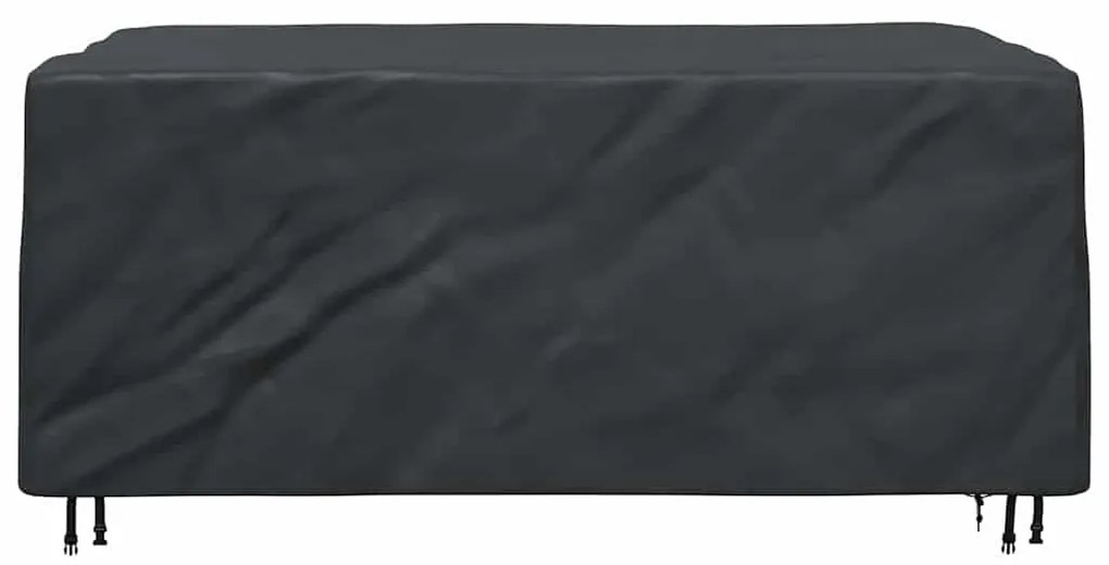 vidaXL Κάλυμμα επίπλων Μονόχρωμο Μαύρο 220 x 150 x 85 εκ. 420D