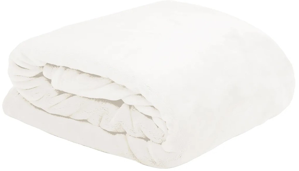 Κουβέρτα Καναπέ Fleece (130x160) S-F Doudou Ecru P25792011