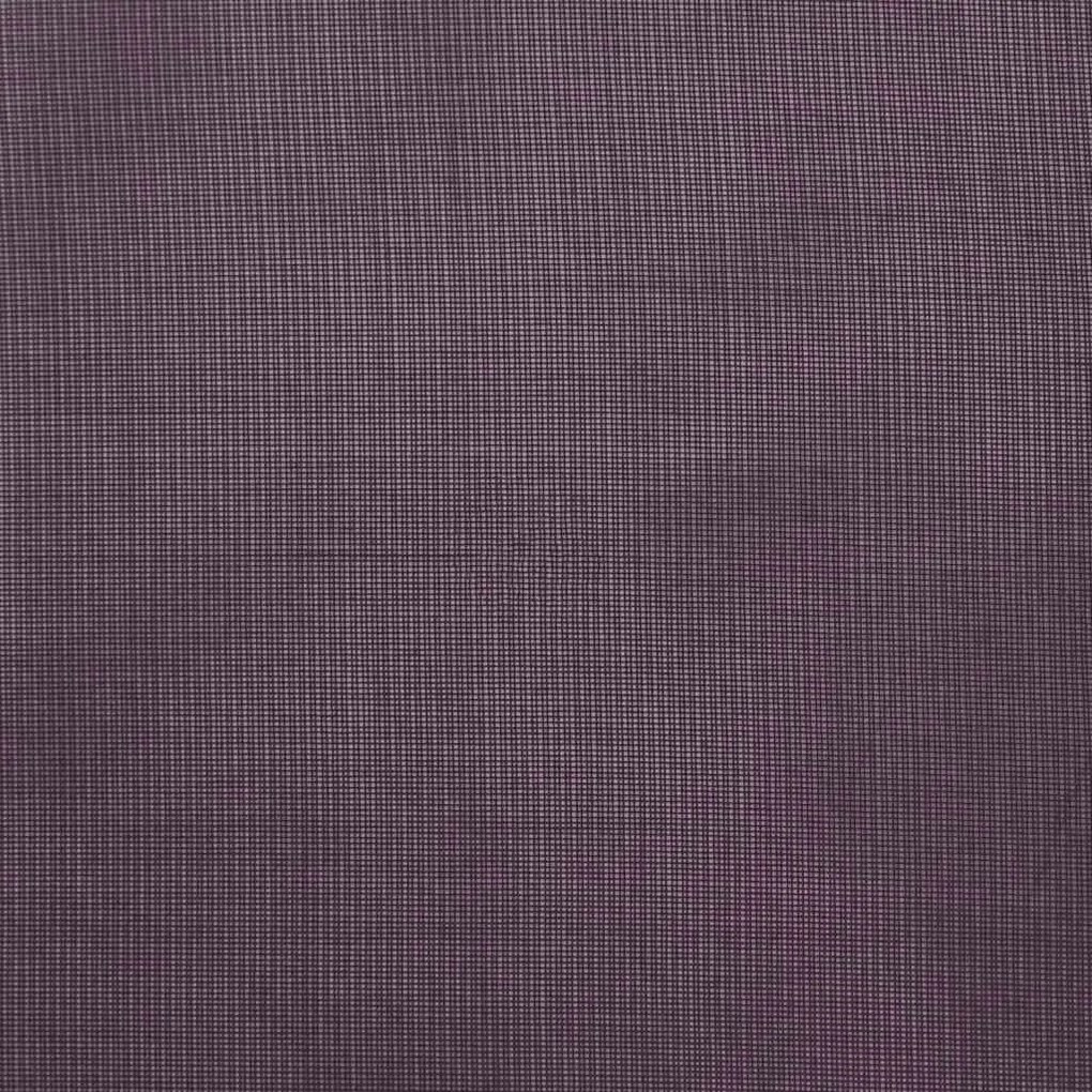 Κουρτίνες Voile με ροδέλες 2 τεμάχια Μοβ 140x225 εκ. - Μωβ