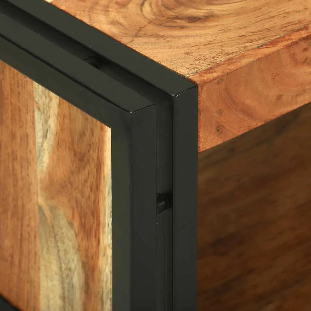 vidaXL Τραπεζάκι σαλονιού Καφέ 120 x 50 x 38 εκ Στερεό Ξύλο Ακακίας