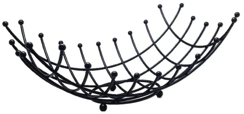 Φρουτιέρα Μεταλλική MTT315 44,5x27x18cm Black Espiel Metal