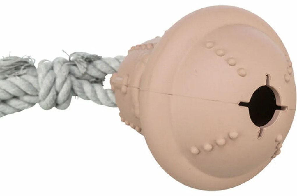 παιχνίδι για γάτες Trixie Μπεζ βαμβάκι Φυσικό καουτσούκ Χριστουγεννιάτικο στεφάνι Καμπάνα