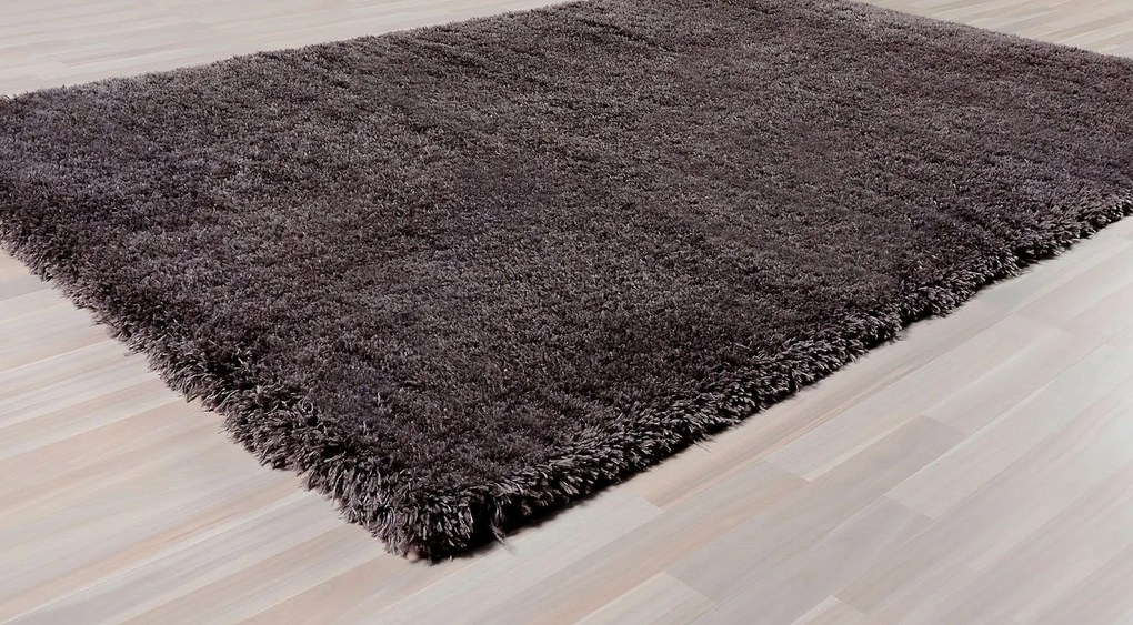 Χαλί Colore Colori Flokati 80062 Ανθρακί 140 x 200 εκ.