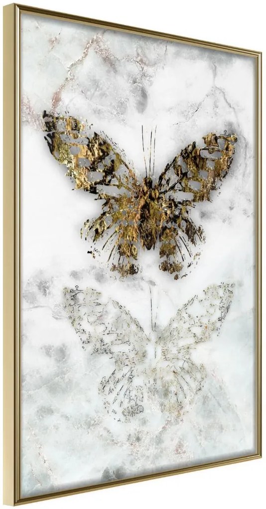 Αφίσα - Butterfly Fossils - 20x30 - Χρυσό - Χωρίς πασπαρτού