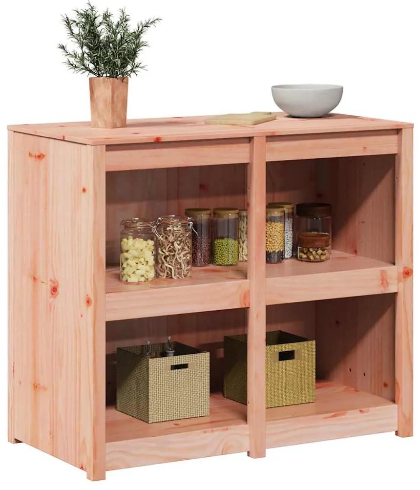 vidaXL Ντουλάπα Κουζίνας με ράφι Καφέ 106 x 55 x 92 cm ξύλο duglasias