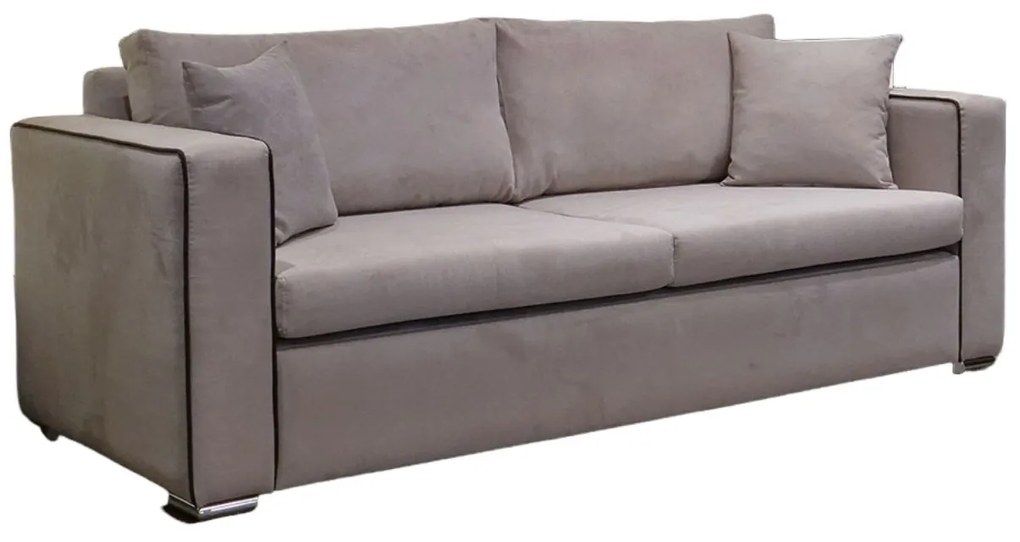 Διθέσιος Καναπές - Κρεβάτι Orion Μπεζ με συρόμενο μηχανισμό 230x91x85cm - DES1212