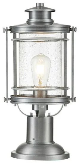 Επιδαπέδιο Φωτιστικό E27 60W IP44 Ασημί Booker QN-BOOKER3-M-IA Elstead QN-BOOKER3-M-IA Ασημί