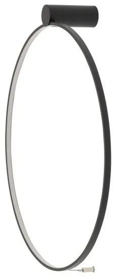 Απλίκα Φωτιστικό Τοίχου LED 21W 4000K IP20 Μαύρο Circolo 10865 Nowodvorski-10865-Μαύρο 10865
