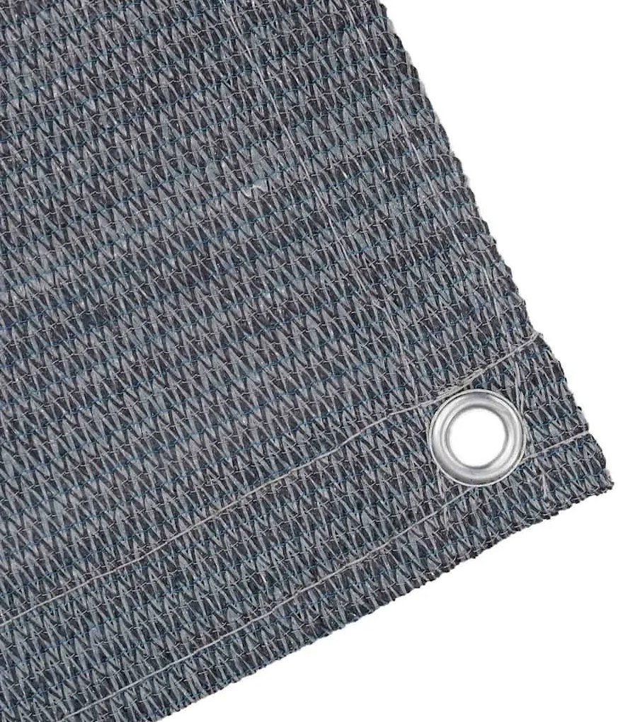 vidaXL Χαλκάκι Σκηνής Μπλε και Γκρι 200 x 250 εκ. Πολυαιθυλένιο