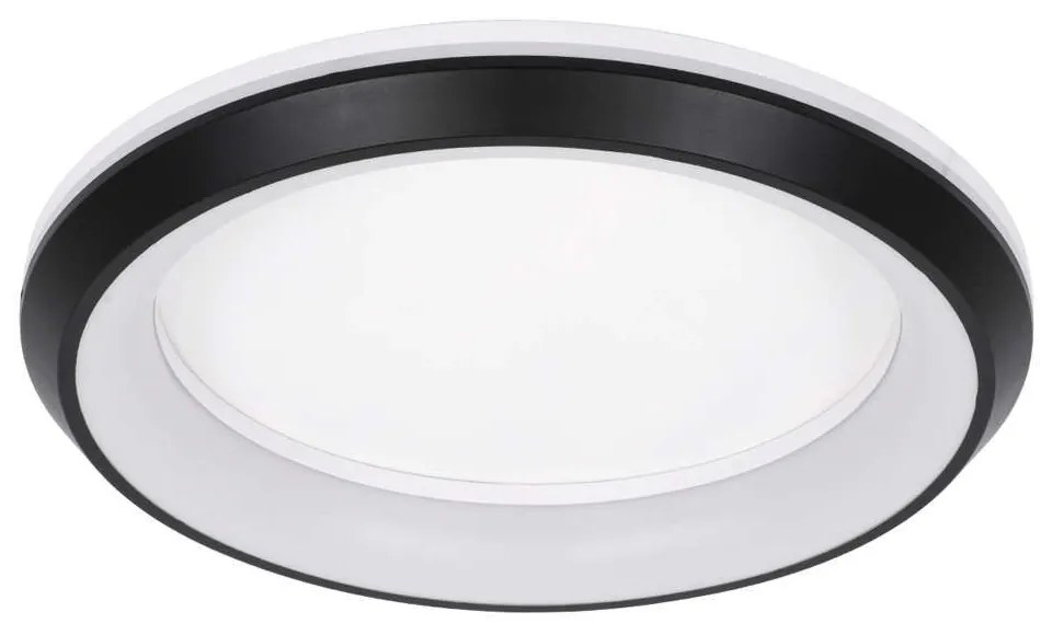 Φωτιστικό Οροφής - Πλαφονιέρα Melina 61040 Led 55W Φ48cm Black GloboStar Plastic
