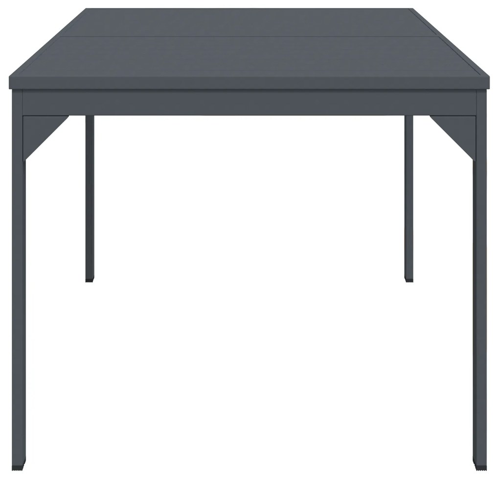 vidaXL Τραπέζια Επέκτασης 2 τμχ Ανθρακί 210x90x73 εκ. Χάλυβας
