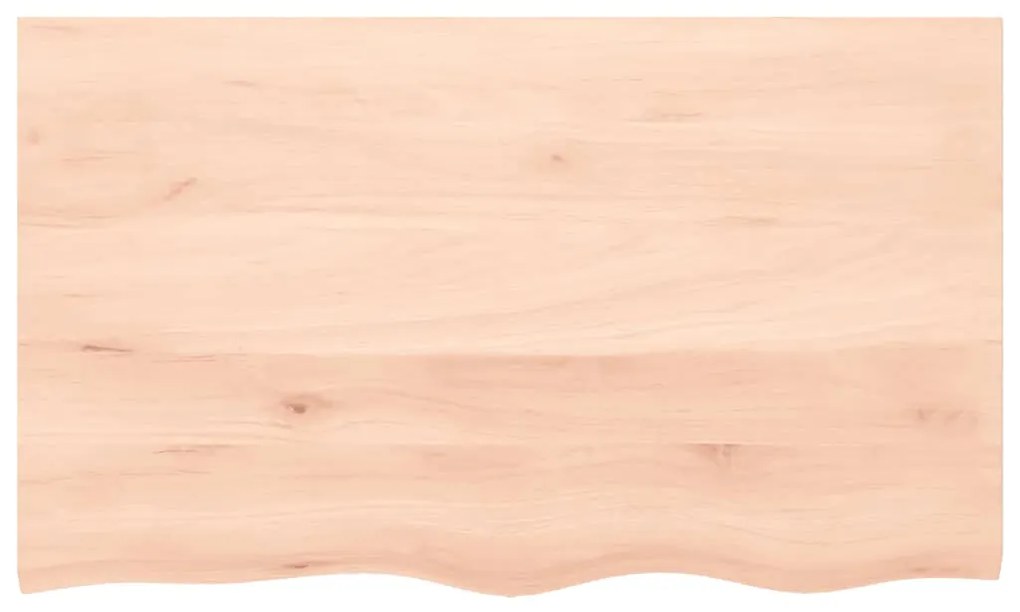 vidaXL Ράφι Τοίχου 100x60x(2-6) εκ. από Ακατέργαστο Μασίφ Ξύλο Δρυός